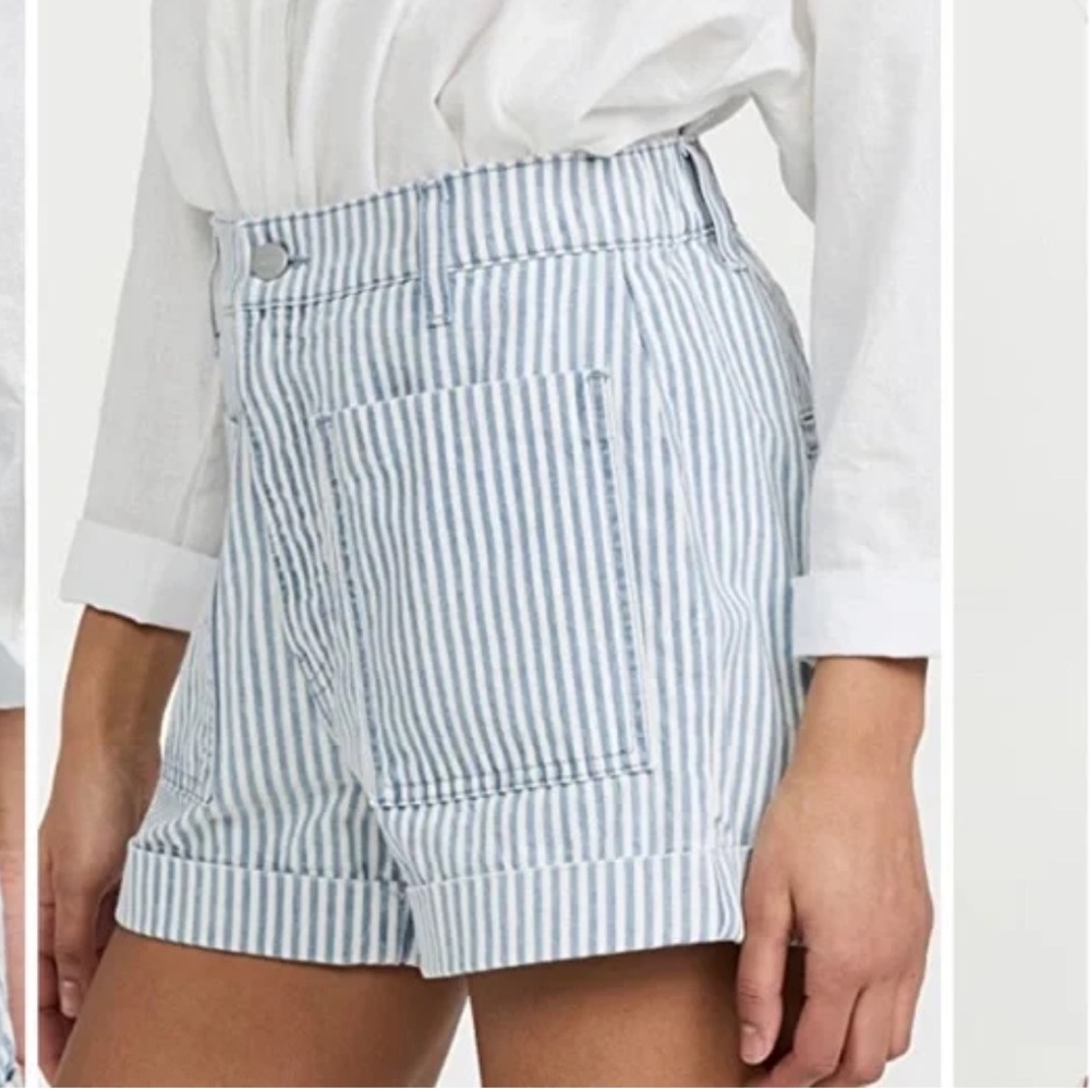 Sundry Blue and White Striped Top